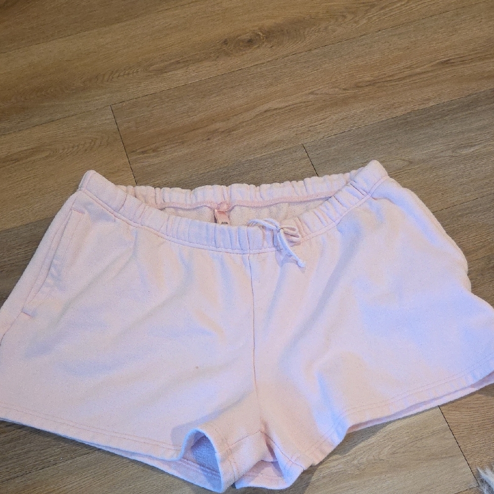 SKIMS Light Pink Athletic Lounge Shorts